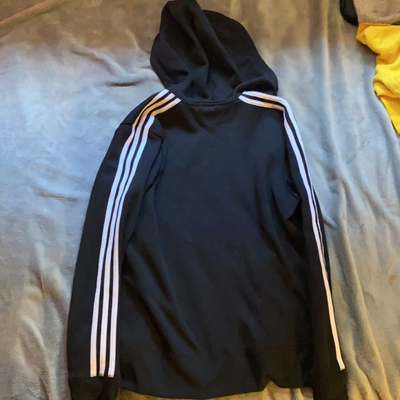 Black zip up adidas sweater - Picture 2 of 2